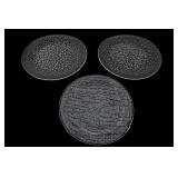 Clear Glass Decorative Serving Plates