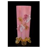 Harrach Pink Opalescent Glass Vase, 1880sï¿½1890s
