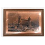 Tower Bridge Framed Copper Artwork