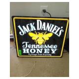 Jack Daniels Tennessee Honey Light Up Sign Works