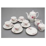Floral Porcelain Tea Service