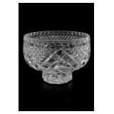 Clear Crystal Footed Bowl