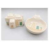 Treasure Craft Ceramic Salt Pepper Set