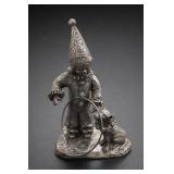 Signed Michael Ricker Pewter Clown Figurine