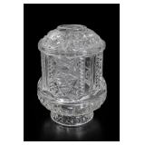 Indiana Glass Stars And Bars Fairy Lamp