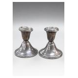 Weighted Sterling Silver Candlesticks
