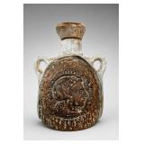 Bellarmine-Style Ceramic Face Jug A. Saffas MCM
