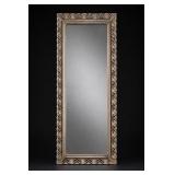 Gold-Tone Filigree Rectangular Vanity Mirror