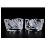 Mikasa Curtain Call Crystal Candleholders