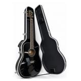 Kona K2TBL Black Acoustic Guitar With Case