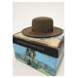 Stetson XXX Buffalo Genuine Beaver Hat Size 7 3/8