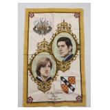 Royal Wedding By Ulster No 2 Linen Tea Towel 1981