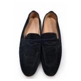 Lucchese Bootmaker Black Loafers, Size 9.5D