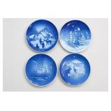 Bing & Grï¿½ndahl Juleaften Porcelain Plates, 4