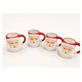 Threshold Set of 4 Santa Claus Mugs