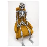 Morris Costumes 5FT Disco Skeleton Halloween Prop