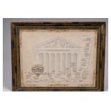 The Stock Market 1900-2000 Framed Chart