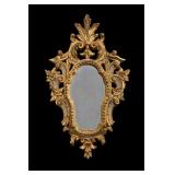 Florentine Rococo-Style Gilt Wood Wall Mirror