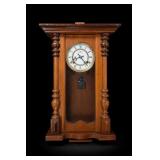 Regulator Walnut Wood Wall Clock