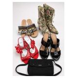 Deco Lucca MAN Impo OGO Footwear & Purse Lot