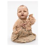 Vintage Composite Baby Doll Creepy