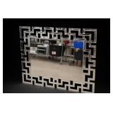 Contemporary Regency Greek Key Wall Mirror