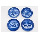 Royal Copenhagen Juleferie Plates, 4, 1967-1986