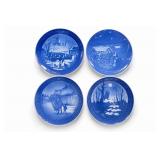Royal Copenhagen Christmas Tree Plates, 1974-1980