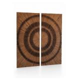 Uttermost Lanciano Wood Wall Art Set of 2
