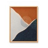 Minted For West Elm Sunset Over The Mountains