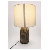 Coastal Woven Seagrass Table Lamp With Shade