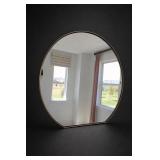 Cabell Brass-Framed Wall Mirror