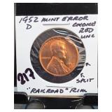 1952-D Lincoln Wheat Cent
