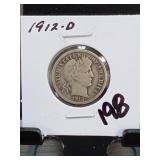 1912-D Barber Dime