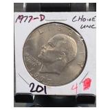 1977-D Kennedy Half Dollar, CHOICE UNC