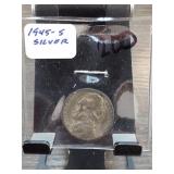 1945-S Jefferson War Nickel, Silver