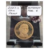 2007-S Presidential Dollar, GEM PROOF