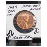 1959-D/D Lincoln Memorial Cent