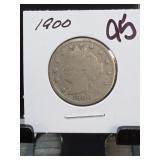 1900 Liberty Head V Nickel