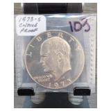 1973-S Eisenhower Dollar, Choice Proof