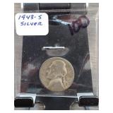 1943-S Jefferson War Nickel, Silver