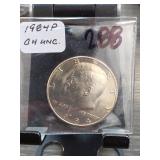 1984-D Kennedy Half Dollar, OH UNC.
