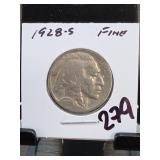 1928-S Buffalo Nickel