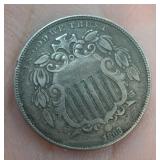 1868 Shield Nickel