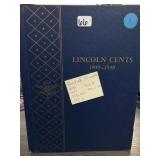 1909"1940 Lincoln Wheat Cents, Whitman Album