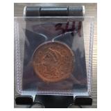 1837 Braided Hair Large Cent