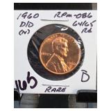 1960-D/D Lincoln Memorial Cent