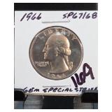 1966 Washington Quarter, Special Strike