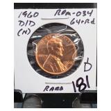 1960-D/D Lincoln Memorial Cent