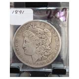 1891 Morgan Dollar, Silver